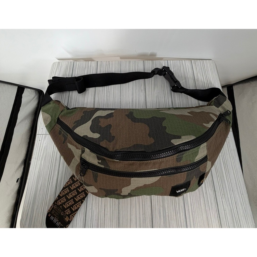 Vans Ward Cross Body Bag Camo Cordura Nylon Waist Pack NEW - Picture 13 of 16